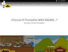 Tablet Screenshot of donhongo.com